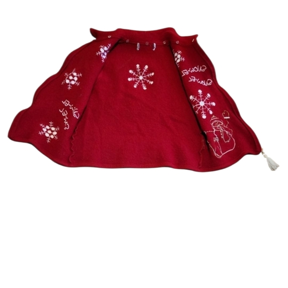 Vintage UGLY CHRISTMAS SWEATER Red Size L - Picture 7 of 7